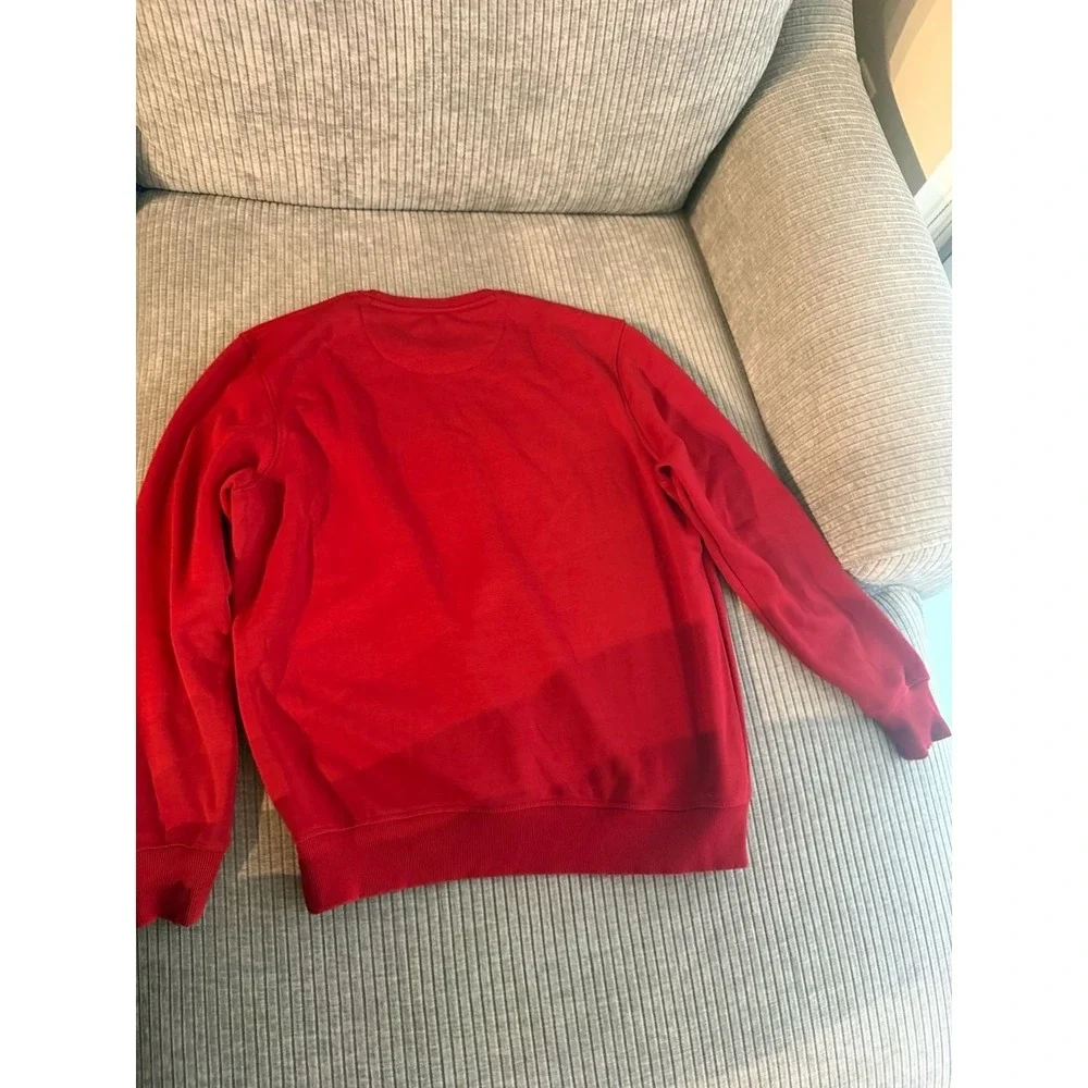 Monte Carlo Originals Red Life Is An Adventure Graphic Sweatshirt Mens‎ XL